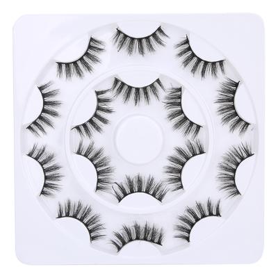 8 Pairs Three Dimensional False Eyelashes Long Thick Curly False Lashes Eye Makeup Tool