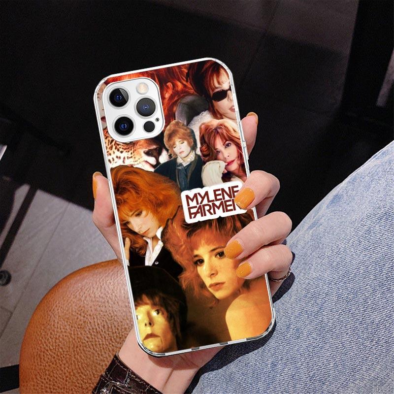 Mylene Farmer Phone Case For iPhone 17 Air 16 Pro Max 16E 15 + 14 Plus 11 12 13 Mini 7 8 SE Gift Print Cover Fundas