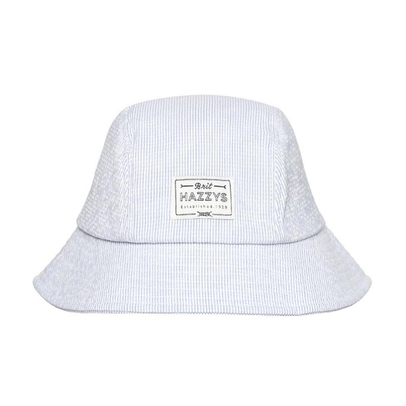 Hazzys Kids Seersucker Hat Blue Hum60ua52m Bu