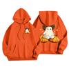 Children's Casual Fashion Halloween Print Long-Sleeved Hooded Sweatshirt