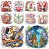 2025 New Easter Home Decor 30x30cm 5D DIY Partial Special Shaped Drill Diamond Painting Kit Handmade Air Craft Sets for Family