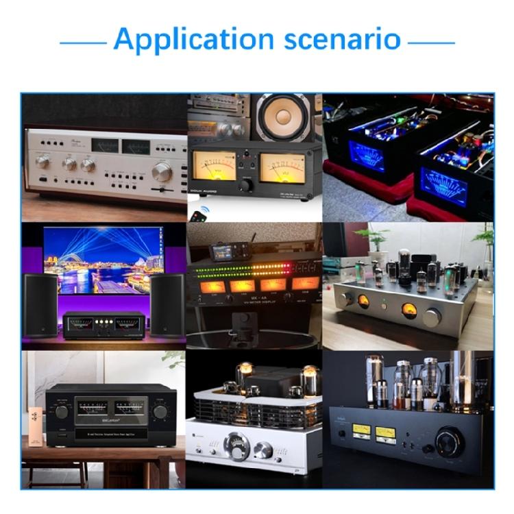 12-16V VU Level Meter with Backlights DB-Meter Audios Volume Meter