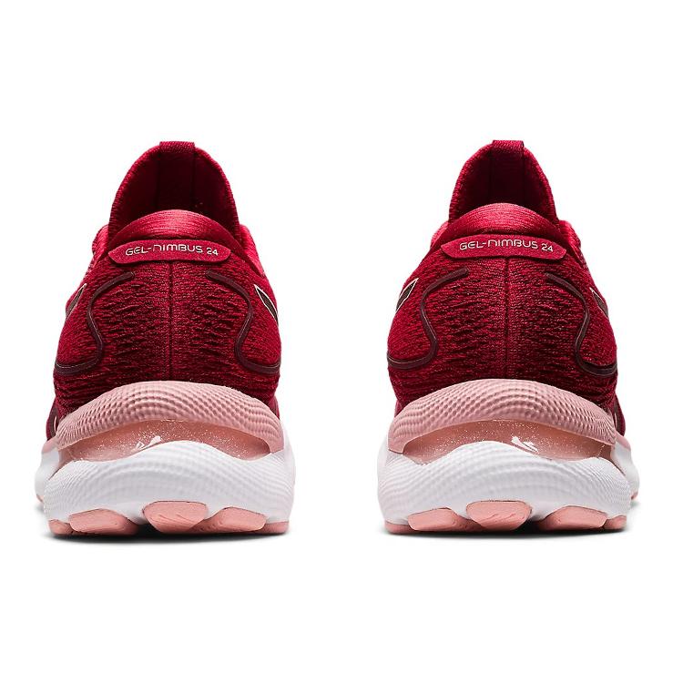New Asics Gel Nimbus 24 'Cranberry Frosted Rose' Women's 1012B201-601