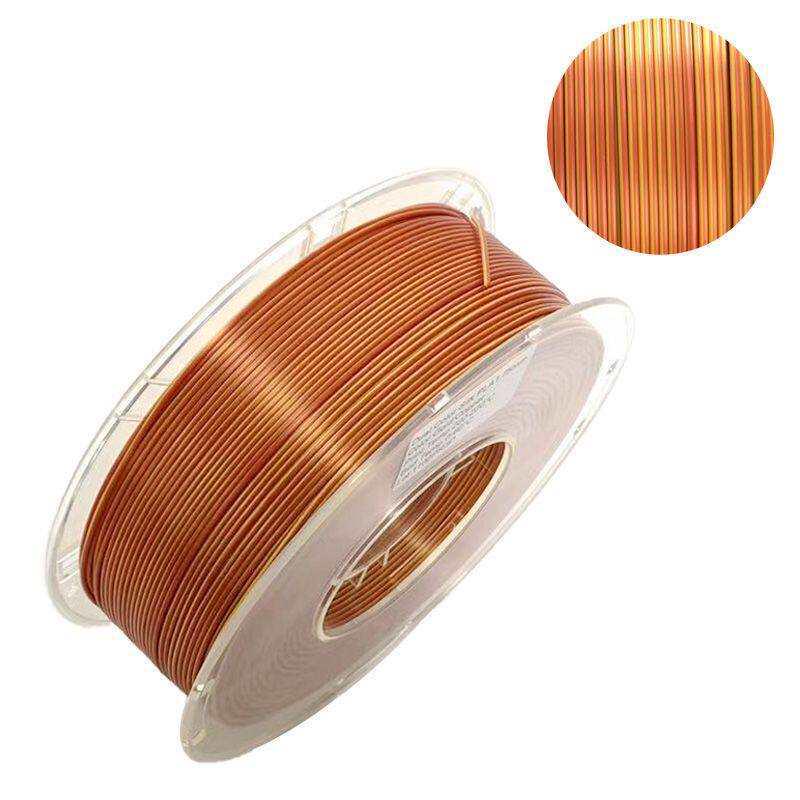PLA Silk Dual-Color Tri-Color 1.75mm Filament for FDM 3D Printers