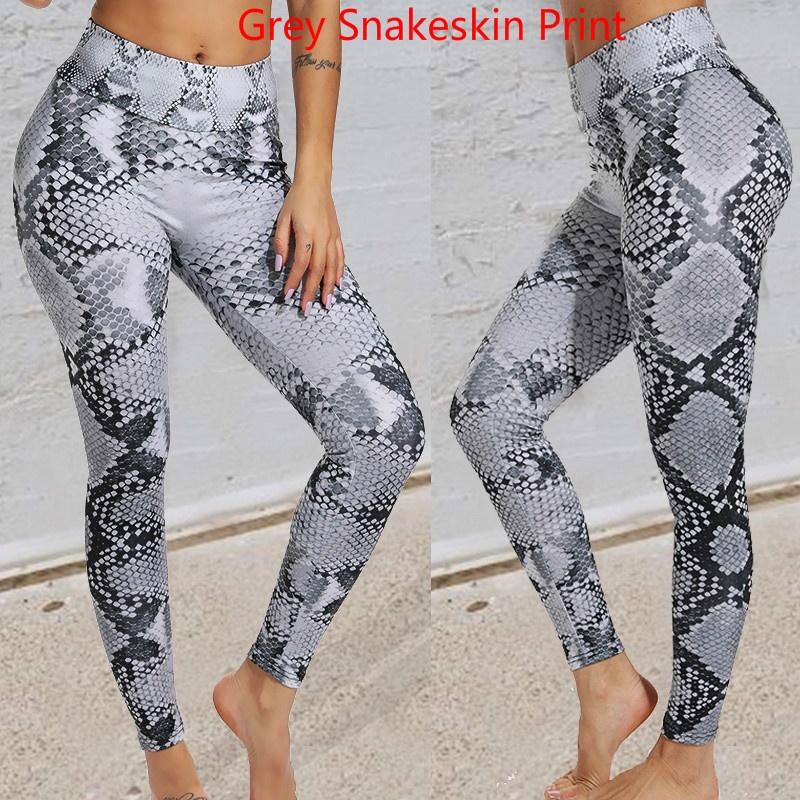 Women High Waist Yoga Pants Leopard Print Leggings Workout Fitness Activewear