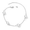 925 Sterling Silver Shell Pearl Bead Wome Bracelet Delicate Adjustable Fine Jewelry Wedding Gift BSB090