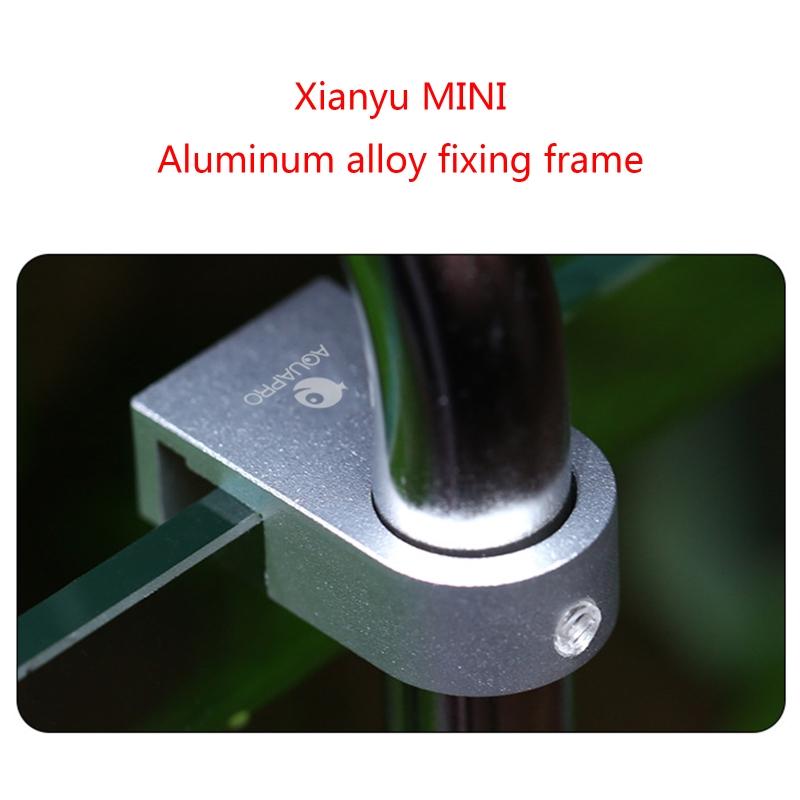 Aquarium Aluminum Alloy Water Pipe Clip Fish for Tank Background Fixture Clips X3UC