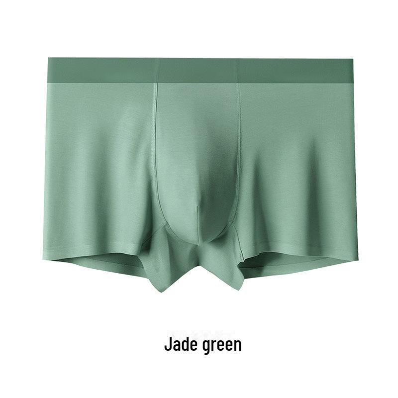 Recycled Fiber Men's Seamless Antibacterial Modal Boxer Briefs - Breathable and High Quality