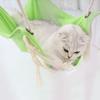 Solid Color Linen Cotton Cat Hammock Wear Resistant Cat Swinging Nest  Summer