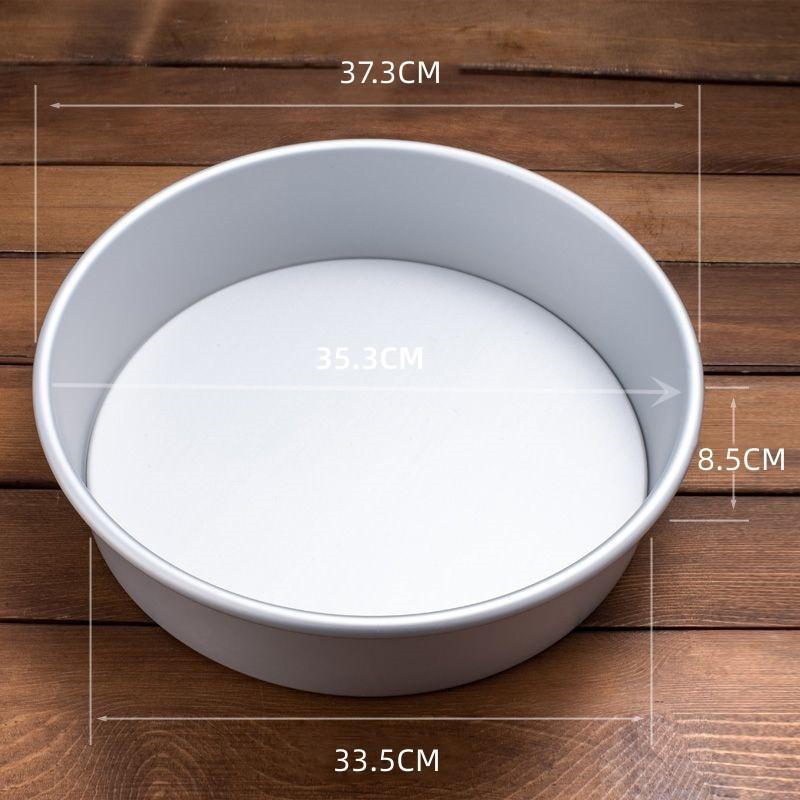 Aluminum Alloy Non-Stick Baking Pan with Removable Bottom for Chiffon Cakes and Mousse