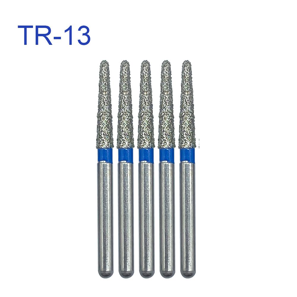 Dental Drills Fg Dia 1.6Mm 5Pcs/Pack High Speed Handpiece Diamond Bur All Series Teeth Whitening Dentistry Materials Supply