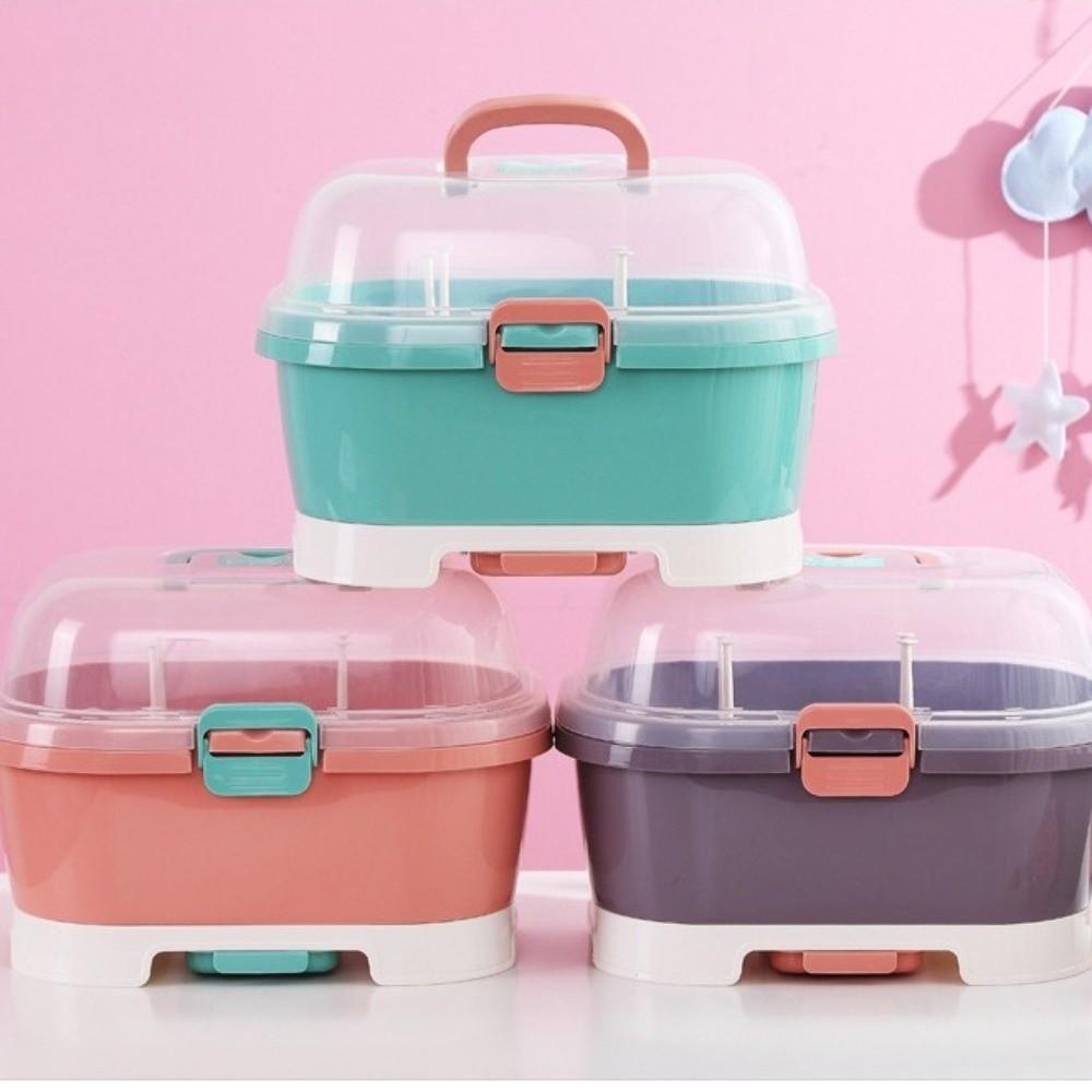 Plastic Toddler Bottle Drying Rack Large Capacity Bottle Rack  Nursery Organization