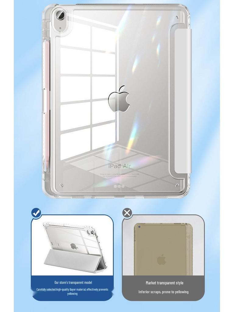iPad 10.2/iPad 2022/Air 5 Tablet 11-inch Acrylic Anti-Bending Protective Case