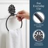 Wrought Iron Towel Ring Cast Iron Paper Holder Decorative Bathroom Hanger  Home Renovation