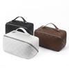 Stylish Large Capacity Grid Makeup Bag Portable Travel Waterproof Bag Storage