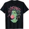 Medusa Bubblegum Mythological Snake Hair Goddess Feminist T-Shirt Unisex T-Shirt