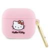 Etui Do AirPods 3 Hello Kitty 3D Silicone Różowe
