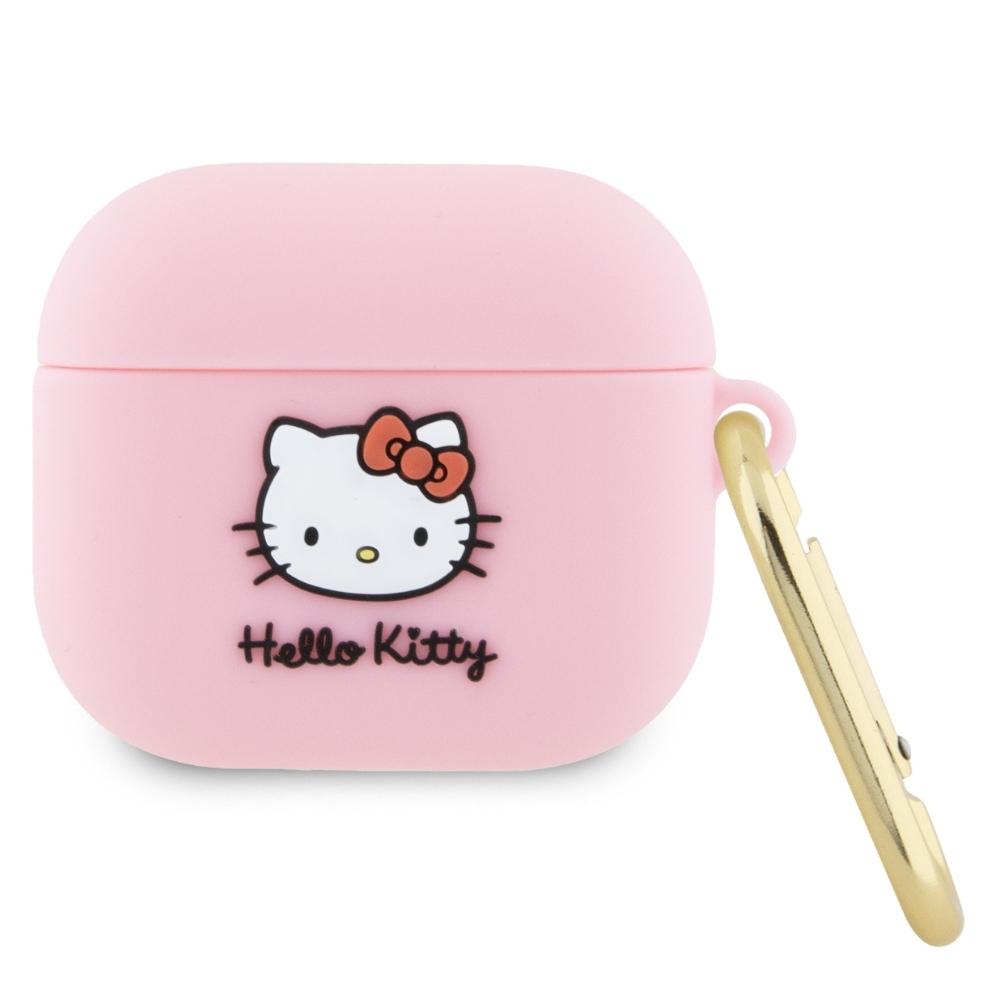 Hello Kitty HKA33DKHSP Airpods 3 coverpink/pink Silicone 3D Kitty Head