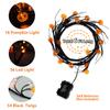 Halloween Willow Vine String Lights LED Pumpkin Bat Branches Garland Light for Halloween Indoor Outdoor Halloween Party Decor