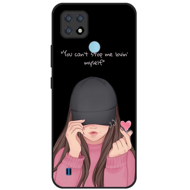 For Realme C21 Case Soft Tpu Silicone Case For OPPO RealmeC21 C 21 Phone Cover Fundas RMX3201 Bumper Case For Realme C21 Cover