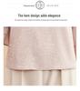 Mom's Stylish Chinese Stand Collar Chiffon Top for Spring/Summer - Seven-Sleeve Blouse for Middle-Aged & Elderly Women