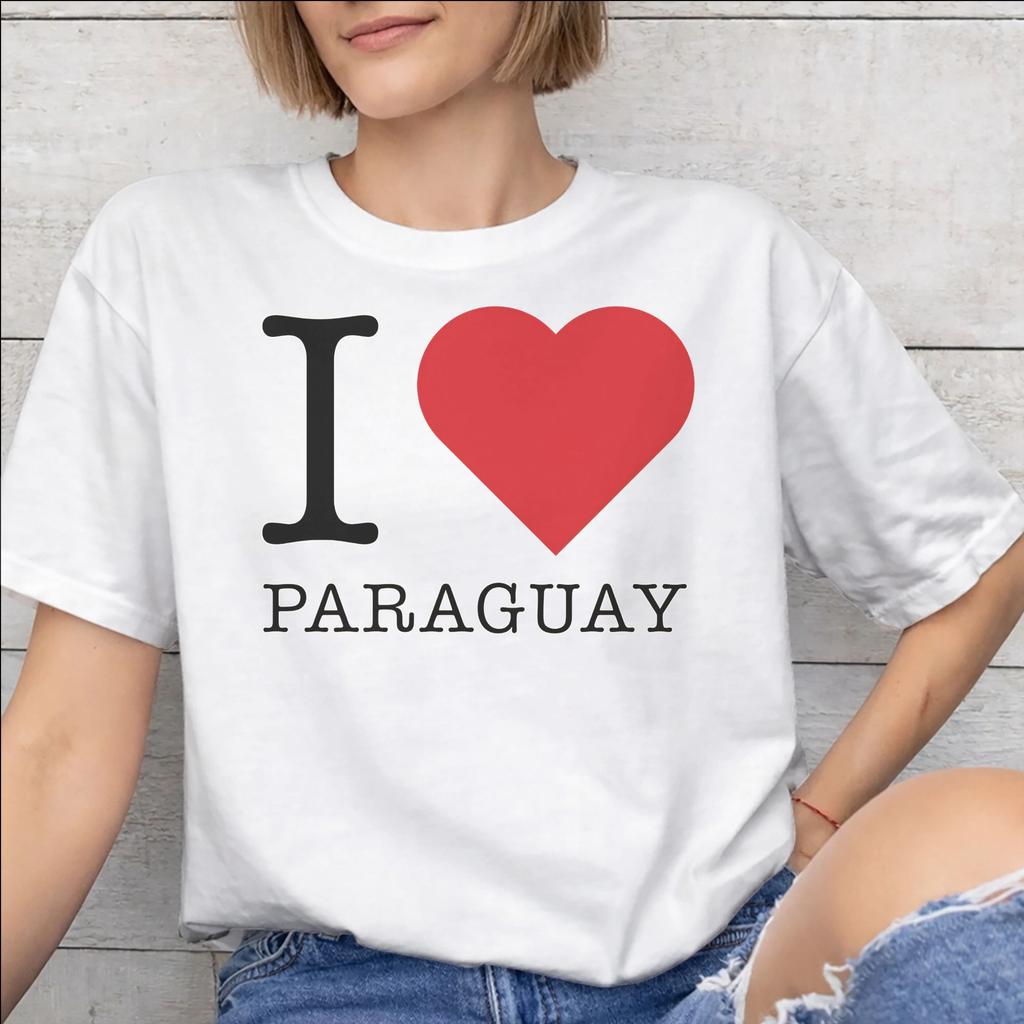 Men Women Printed Paraguay Flag Tee T Shirt Pure Cotton Tshirts Clothing