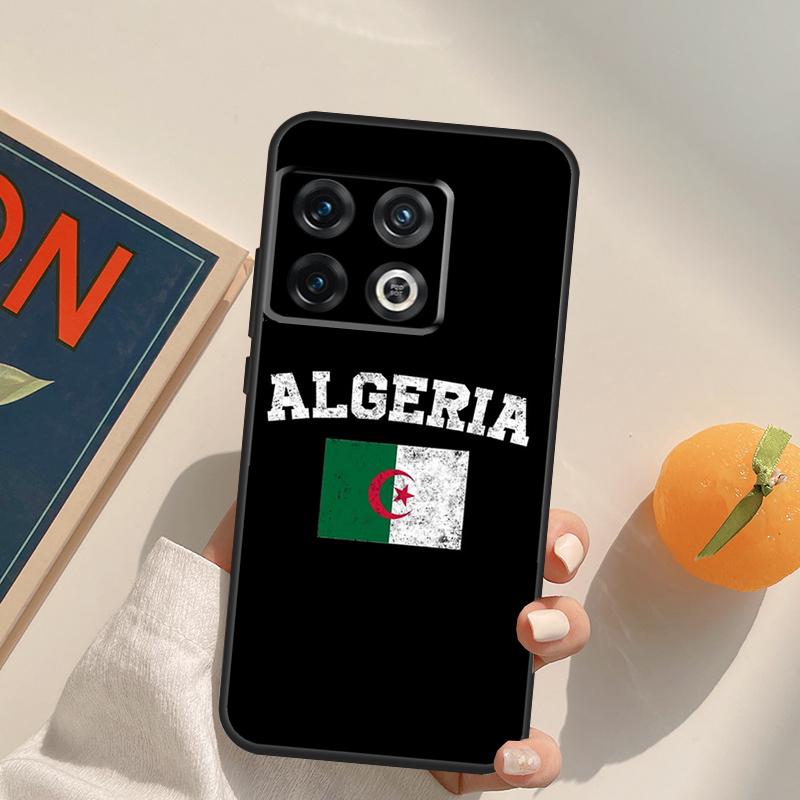 Flag Of Algeria Case For OnePlus 12R 13R 13T 10R 15 13 12 11 10T 8T Nord CE 4 3 2 Lite N20 N30 Nord 5 Cover