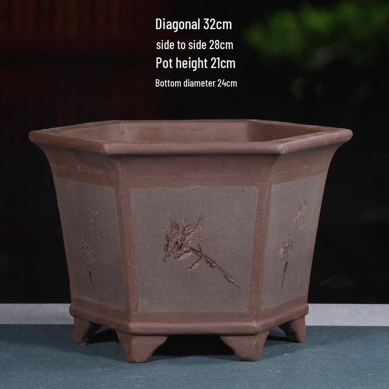 Керамический цветочный горшок