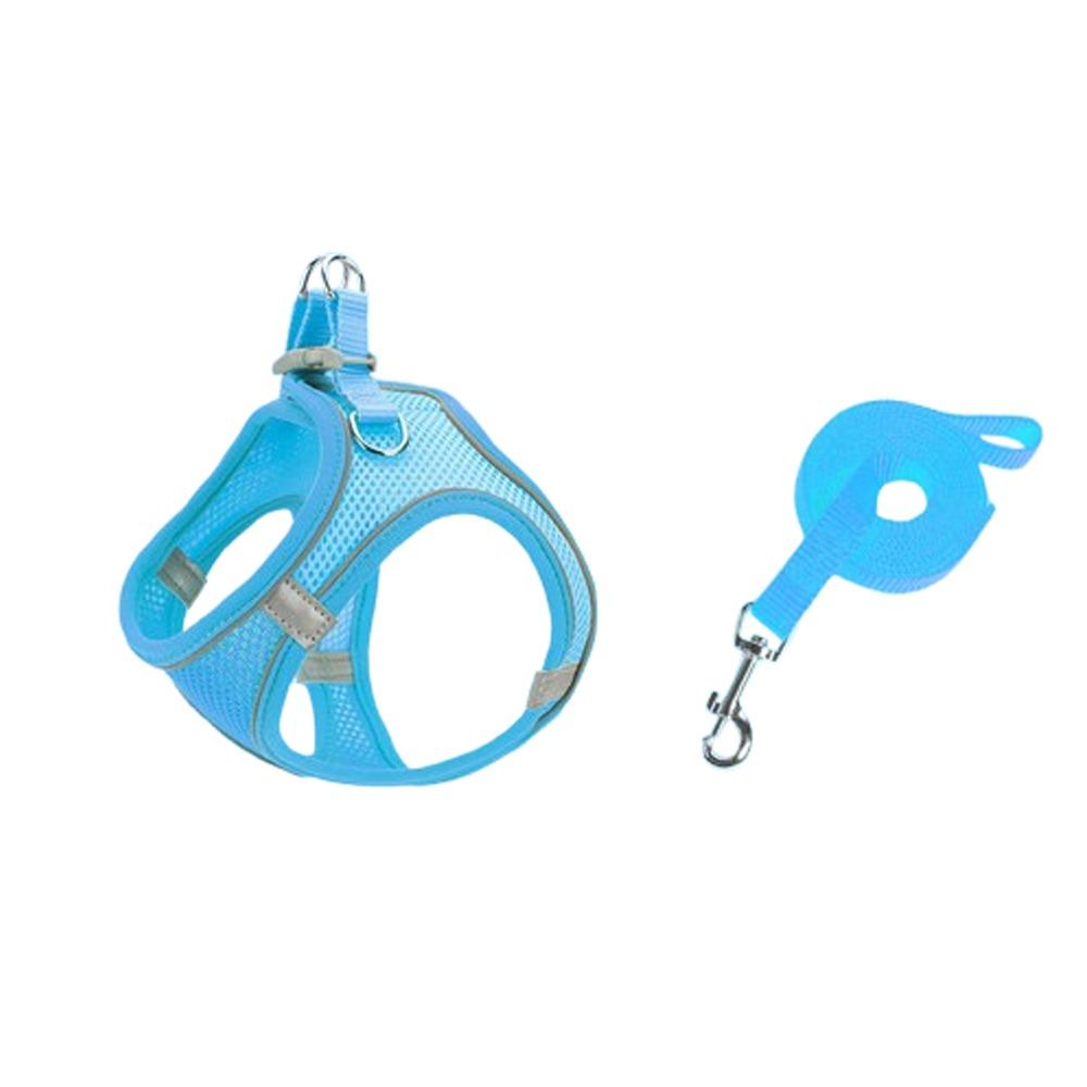 Adjustable Cat Harness Vest Reflective Pet Collar Harness Practical Dog Chest Strap  Pet Training