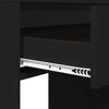 Bedroom Vanity Table with Shelf Black 80 x 39.6 x 135 cm
