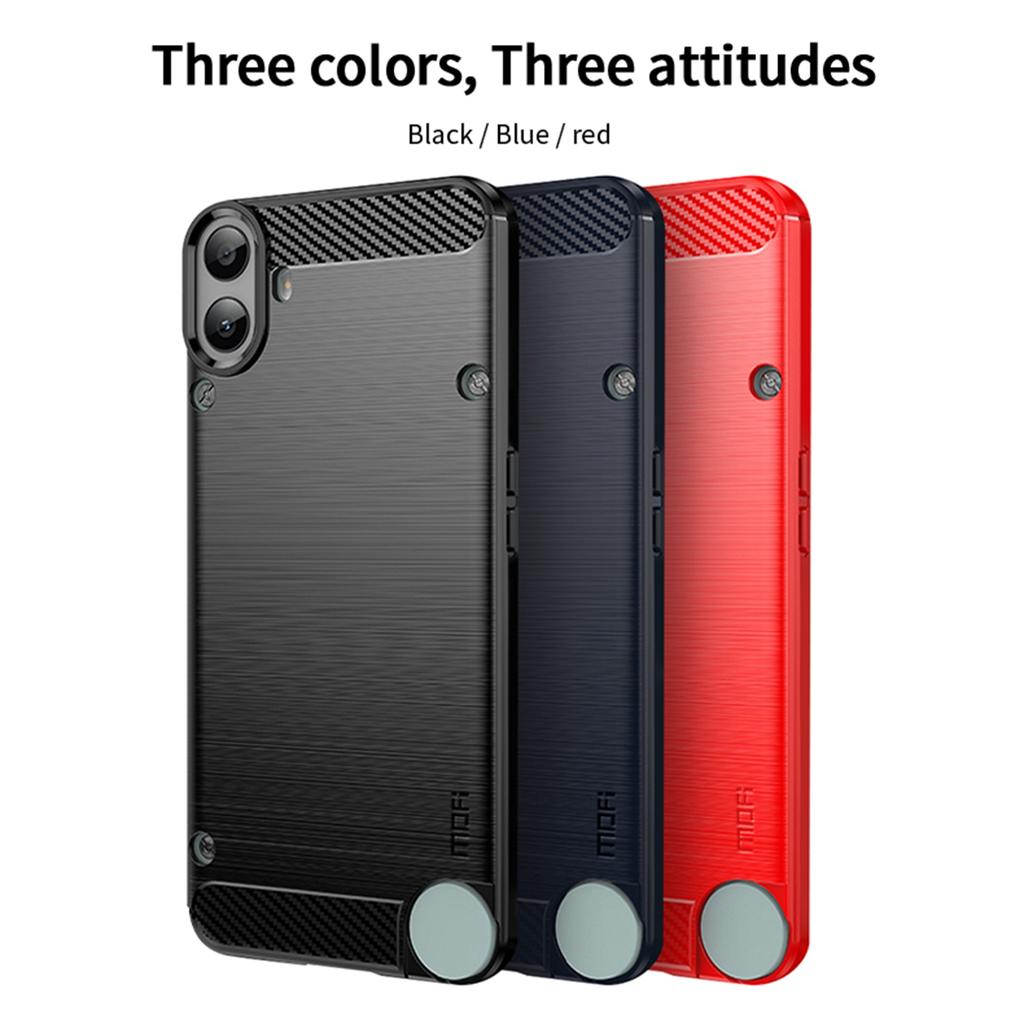 MOFI JK TPU Series-1 For Nothing CMF Phone 1 TPU Case Carbon Fiber Texture Phone Cover