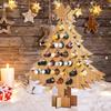Weihnachts-Countdown-Weinregal für Erwachsene, runde Form, Größe S, Holz-Countdown-Kalender, Weihnachts-Weinregal zur Dekoration