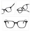 Square Metal Core Leg High-End Anti Blue Light Flat Mirror, New Trend Cross-Border Classic Men And Women Glasses