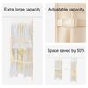 Closet Compression Storage Board Garment Bag Board with Adjustable Wardrobe Organizer Space-Saving Hanging Buckle Holds Up