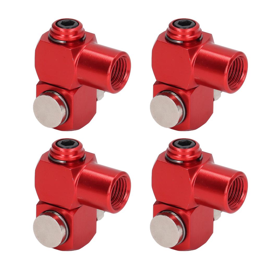 Industrial Air Fittings Red Rotatable 360 Degree Air Hose Connector 150 PSI 1/4in NPT Thread Lightweight for Grinder