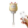 USB Cartoon Cute Night Light With Remote Control Babies Bedroom Decorative Feeding Light Bedside Tabe Lamp Xmas Gifts For Kids