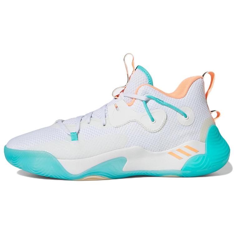 adidas Harden Stepback 3 'The Bahamas' (Unisex) Cloud White / Beam Orange / Ecru Tint Basketball Shoes GW4215