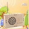 Steam Model Science Education Radio Handmade DIY Scientific Training FM Radio  for Home