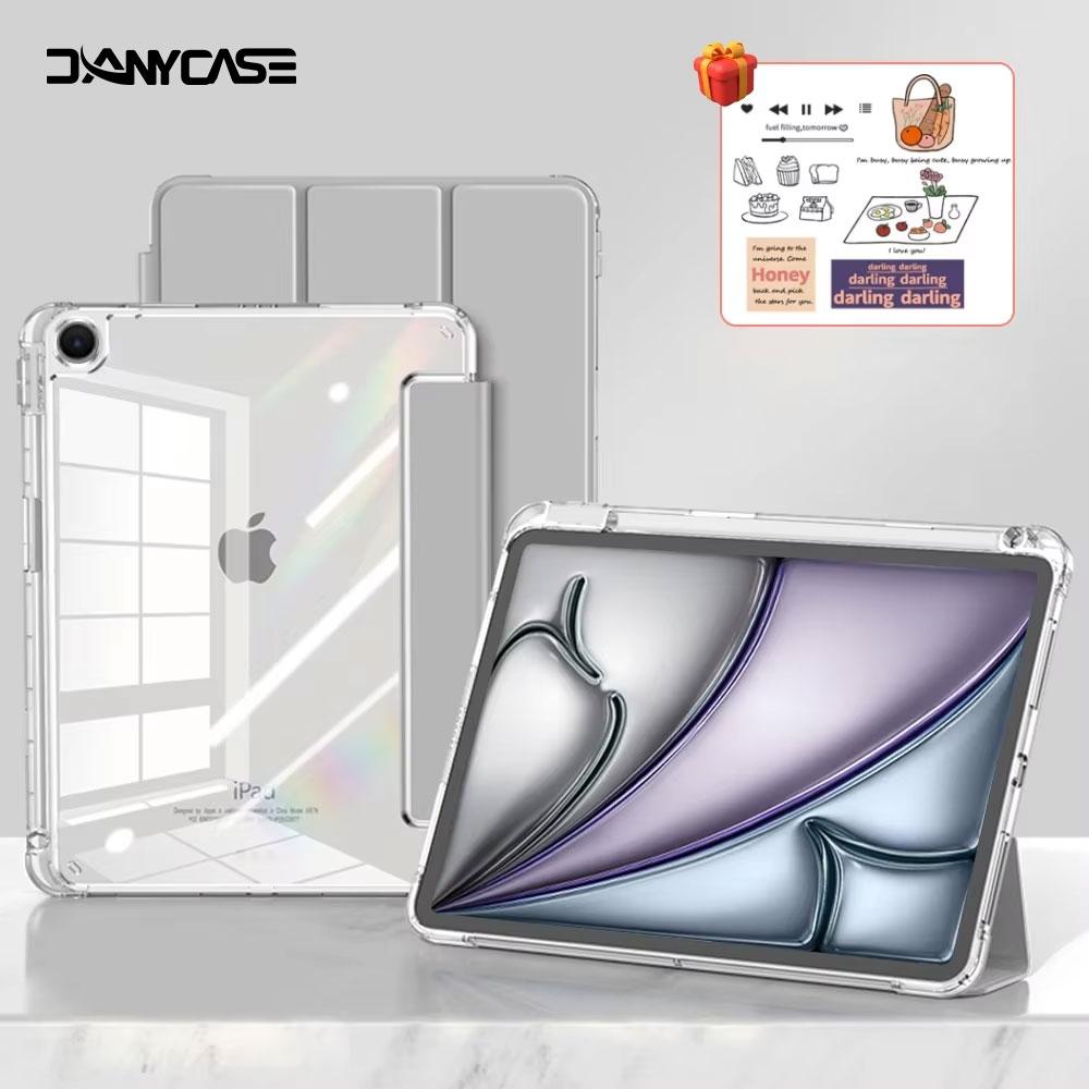 For iPad Air 5 Case Air 6 11 iPad Pro 11 12.9 13 10 Gen 10.2 9th 8th 7th 9.7 6th 5th Mini 7 6 Smart case with pen Holder