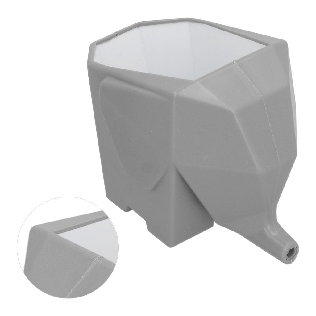 Kjøkken Servise Avrenningsstativ Plast Elefantform Oppbevaringsstativ Avrennende Verktøy for HjemmetGrå