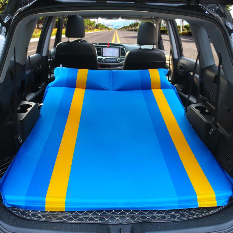 Automated Inflatable Car Mattress for SUV Trunks and Rear Seats