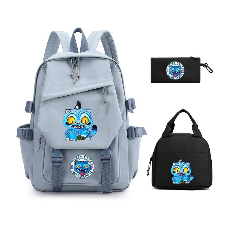 

Demon Hunter Girl Group has the same peripheral cartoon printing children s backpack lightweight primary and secondary school schoolbag No specification