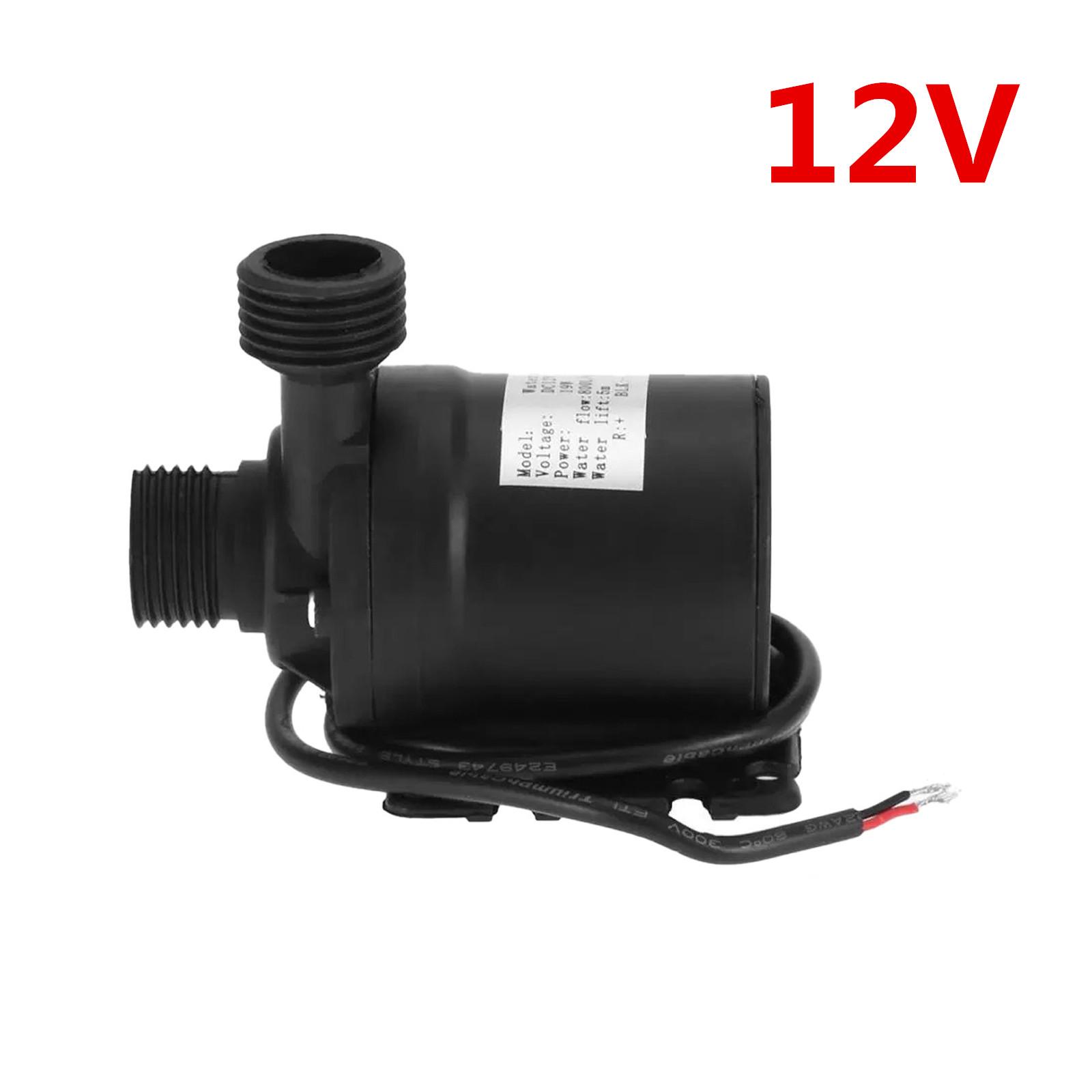 

Водяний насос DC 12/24В Високого тиску Ультратихий 800 л/год Малошумний насос Циркуляція води в акваріумі Маленький бустерний насос 1 шт. 22W