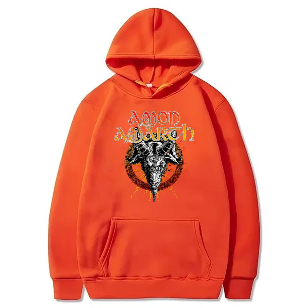 Amon Amarth Heidrun Over Latin America 2024 Hoodie New Oversized Clothing Female Male Sweatshirts Outdoor Casual Pullovers