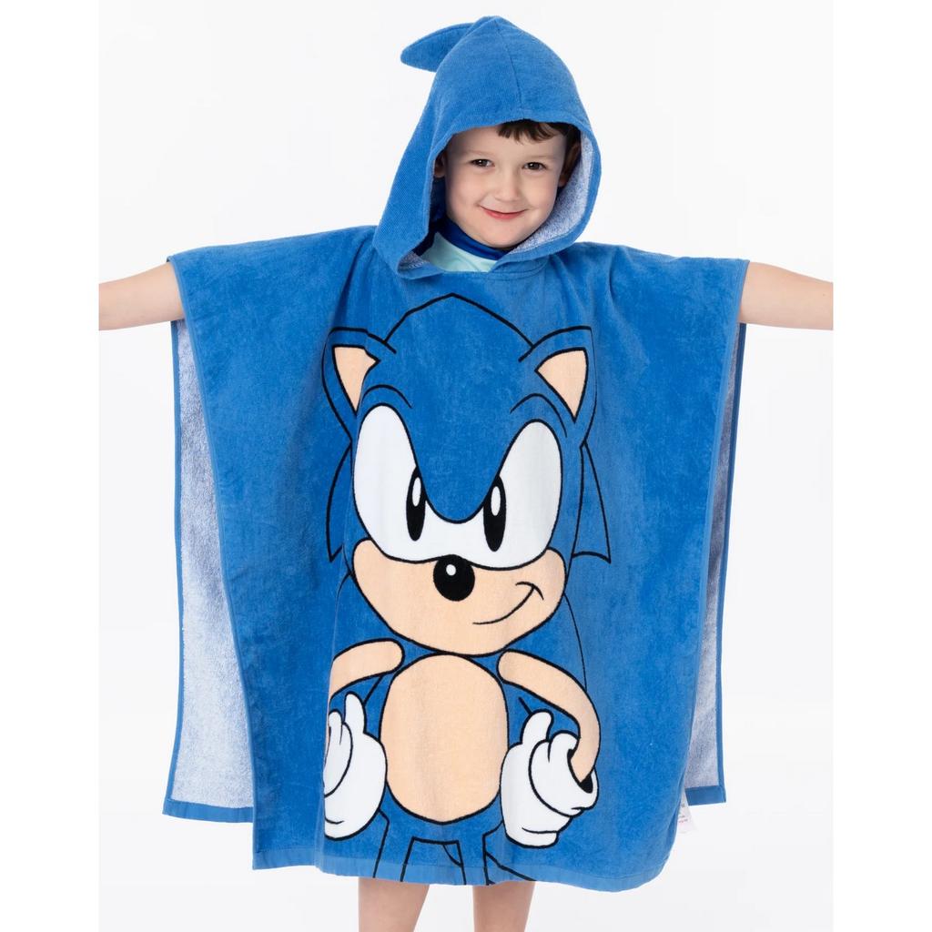 Sonic The Hedgehog Childrens/Kids Poncho