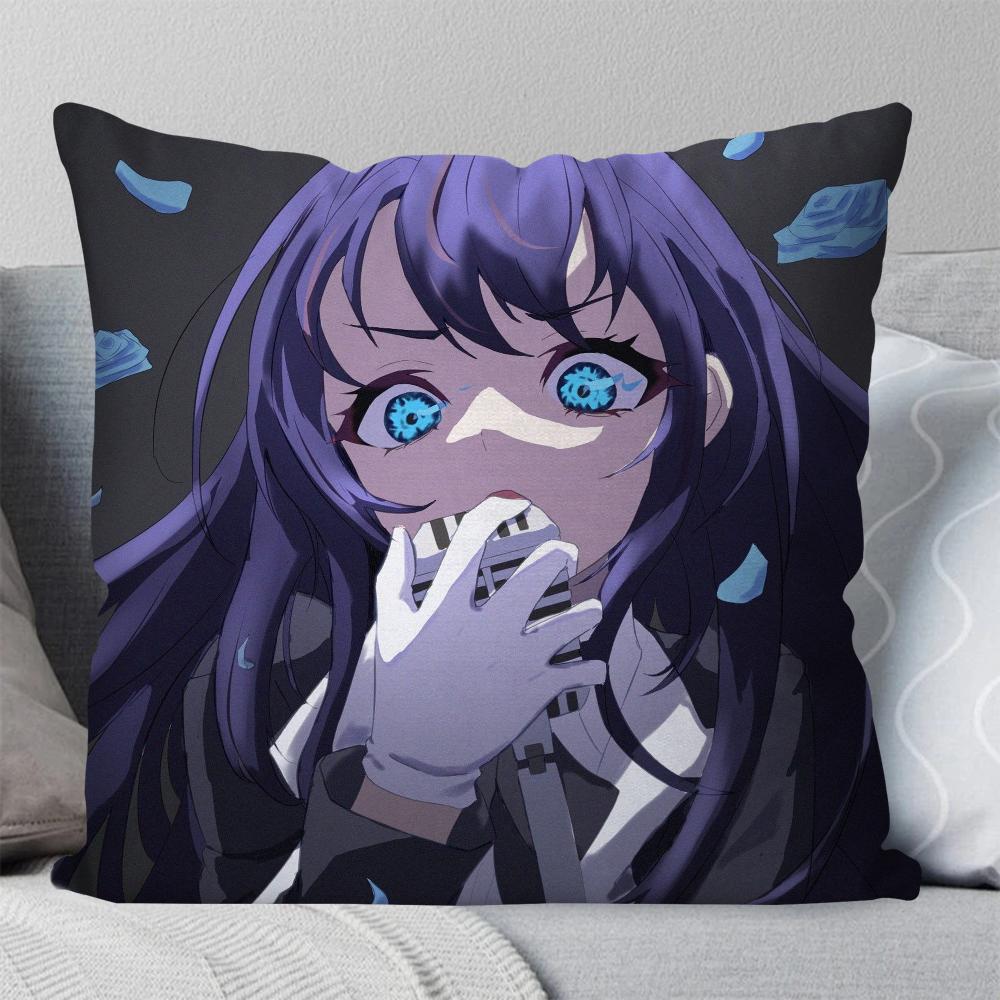 Japanese Female Singer A-Ado Pillow Case Square Pillow Bedroom Sofa Leisure Comfortcushion Car Living Room Home Decoration 40X40