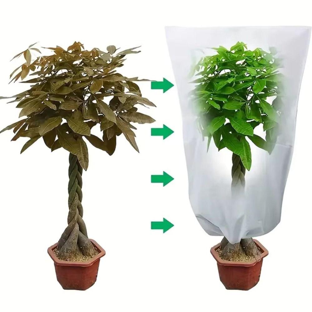 Breathable Plant Cover Extra Thick Outdoor Plant Cover Greening Plant Antifreeze Cover  Winter