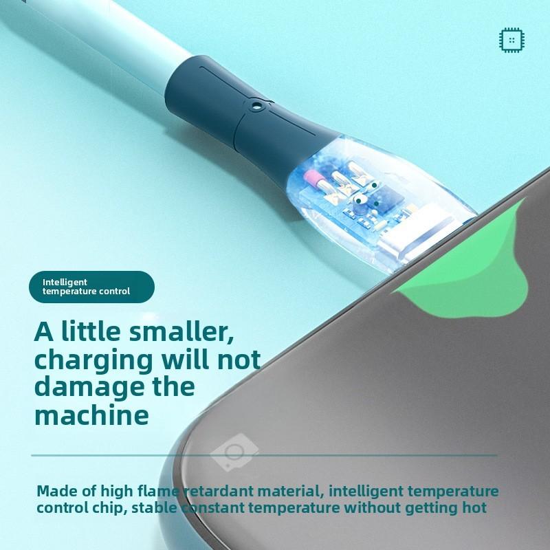 Usb Silicone Liquid Charging Cable For Apple Iphone Android Type C Fast Charging