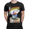 Vintage Muskelshirt Angry Beavers für Herren Rundhals 100% Baumwoll-T-Shirts Kurzarm-Tees Sommerkleidung