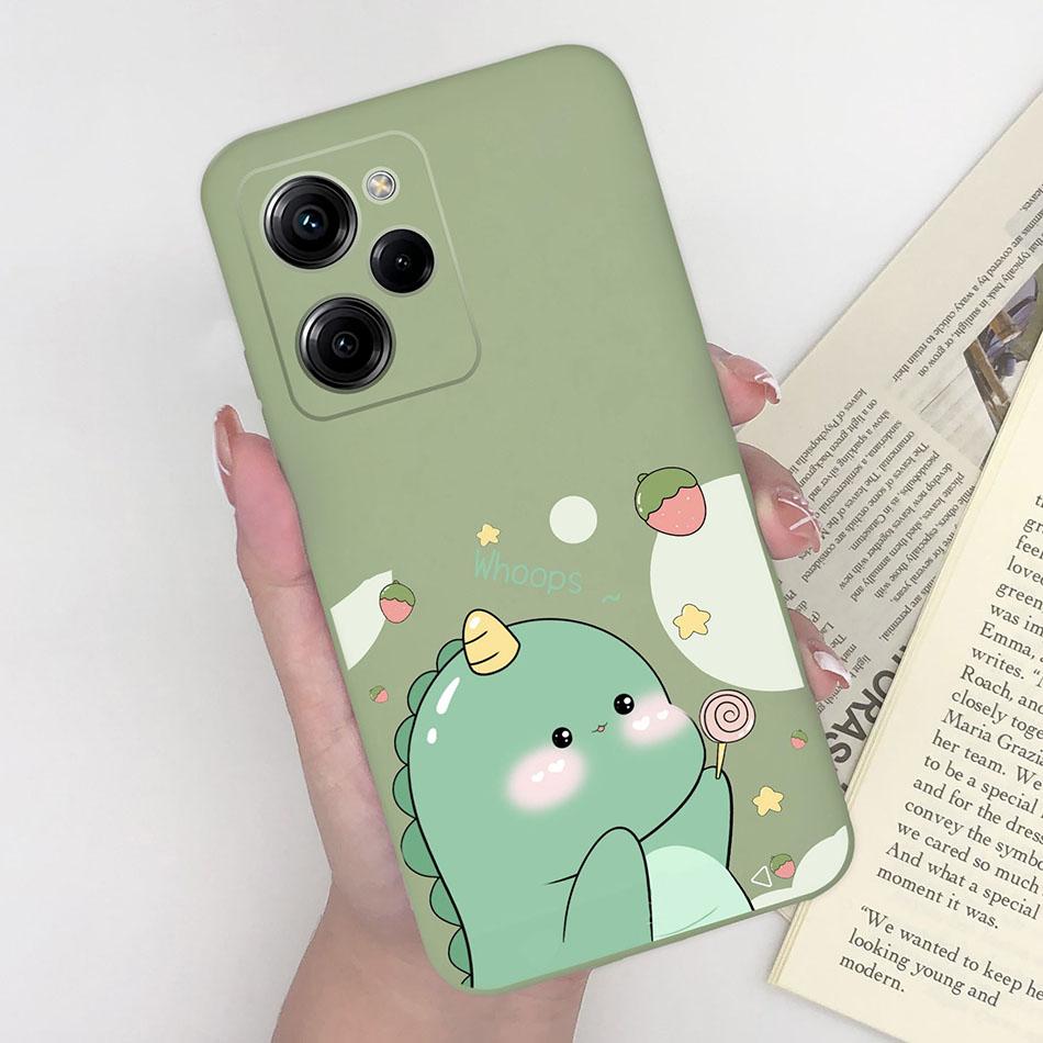 Cell Phone Case For Xiaomi Poco X5 Pro 5G Trendy Pattern Silicone Protective Matte Cover For PocoX5 X 5 X5Pro Capa Funda Bumper